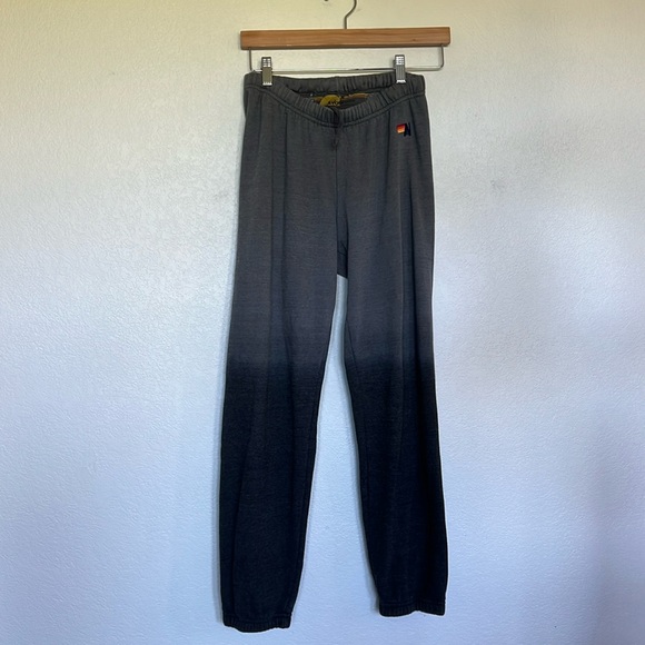 Aviator Nation Pants - Aviator Nation Grey Ombré Sweatpants.
